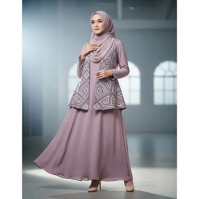 Model Gamis Ceruty Terbaru yang Memukau