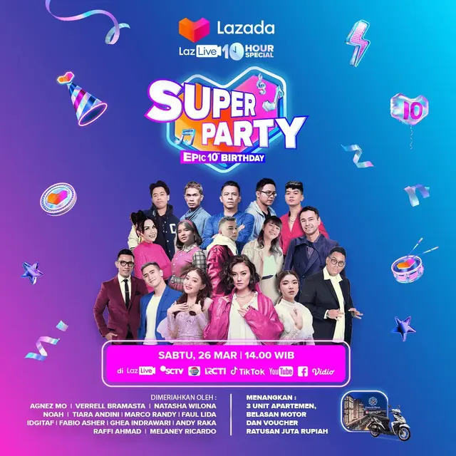 Lazada Epic 10th Super Party