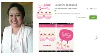 Lovepink Breasties, Aplikasi Deteksi Kanker Payudara
