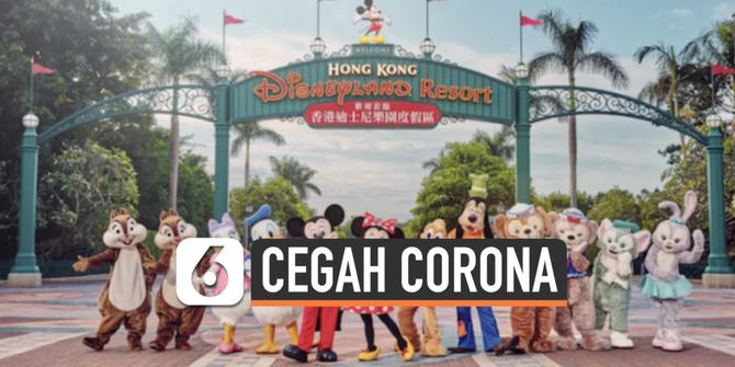 VIDEO: Disneyland dan Ocean Park Hong Kong Tutup Demi Cegah Virus Corona