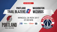 Portland Trail Blazers Vs Washington Wizards (Bola.com/Adreanus Titus)
