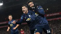 Jesse Lingard (kanan) dipinjamkan oleh Manchester United menuju West Ham United untuk mendapatkan jam bermain yang cukup. Dirinya mampu tampil apik untuk meningkatkan peluangnya bermain di MU dan terbukti dari laga pramusim yang dilakoninya. (Foto: AFP/Paul Ellis)
