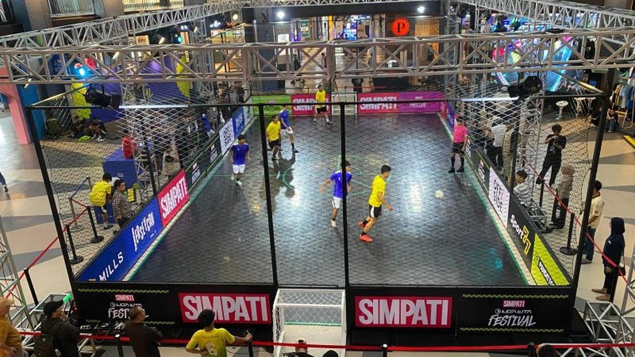 Legenda MU Patrice Evra Meriahkan Turnamen 3x3 Soccer Cage Liga Kita Festival di Jakarta
