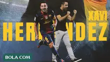 Ilustrasi - Xavi Hernandez (Bola.com/Adreanus Titus)