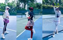 11 Inspirasi Outfit Olahraga Tenis ala Syahrini, Gaya Sporty yang Stylish dan Anggun dengan Hijab