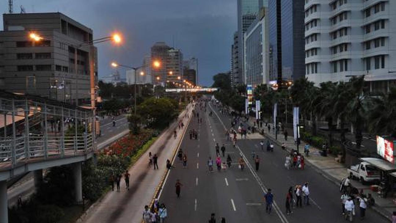 Jelang car free night di Jalan Thamrin-Sudirman 