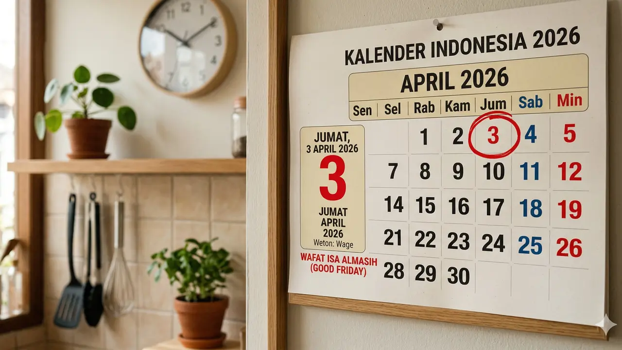 3 April Libur Apa (Foto: Gemini AI)