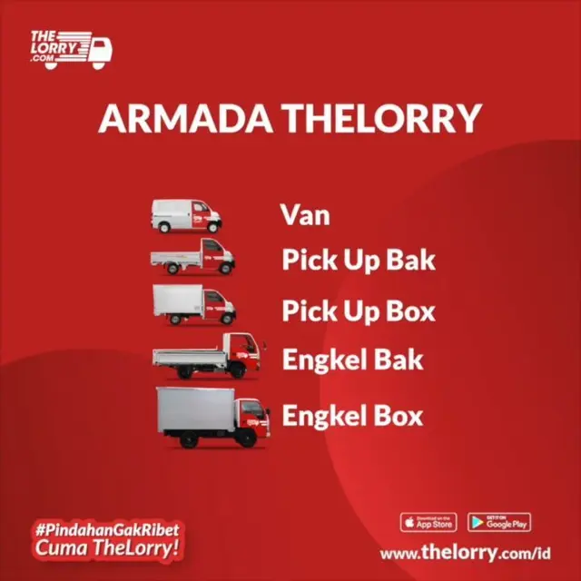 Beragam jenis kendaraan yang bisa dipilih