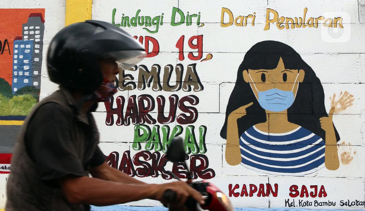 Foto Mural 3m Ingatkan Masyarakat Akan Protokol Kesehatan News Liputan6 Com