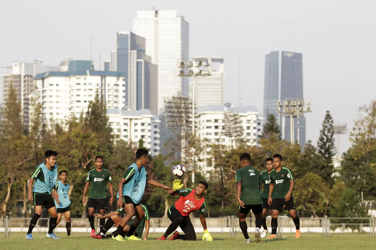 Latihan Timnas Indonesia U-22