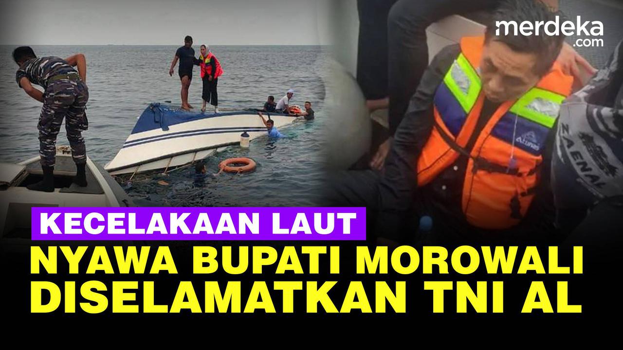 VIDEO: Momen Prajurit TNI AL Selamatkan Nyawa Bupati Morowali Nyaris Tenggelam