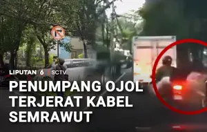 Penumpang Ojol Jadi Korban Kabel Menjuntai di Kawasan Widya Chandra, Jakarta Selatan