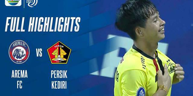 VIDEO: Highlights BRI Liga 1, Arema FC Takluk dari Persik Kediri 0-1