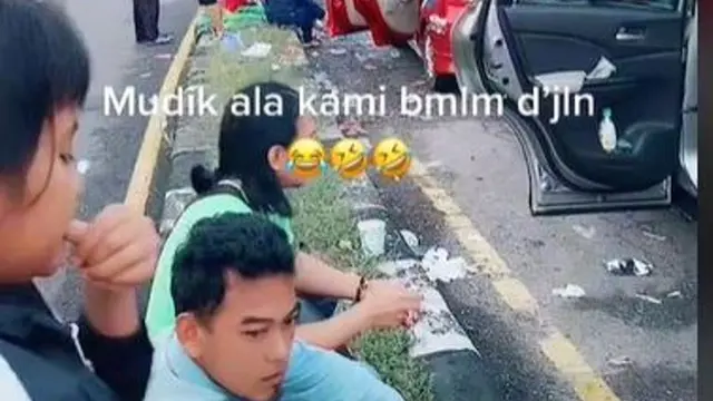 Viral Video Kemacetan Arus Mudik Lebaran, Warganet Miris Lihat Sampah Berserakan di Jalan