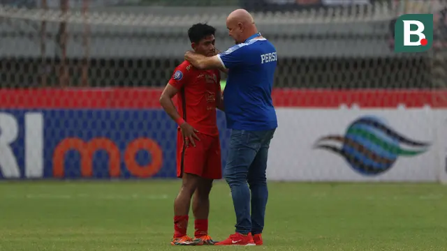 Ekspresi Pemain Persija Jakarta Setelah Pertandingan Melawan Persib Bandung