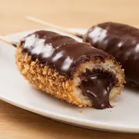 Corndog Coklat. (AI Generated)