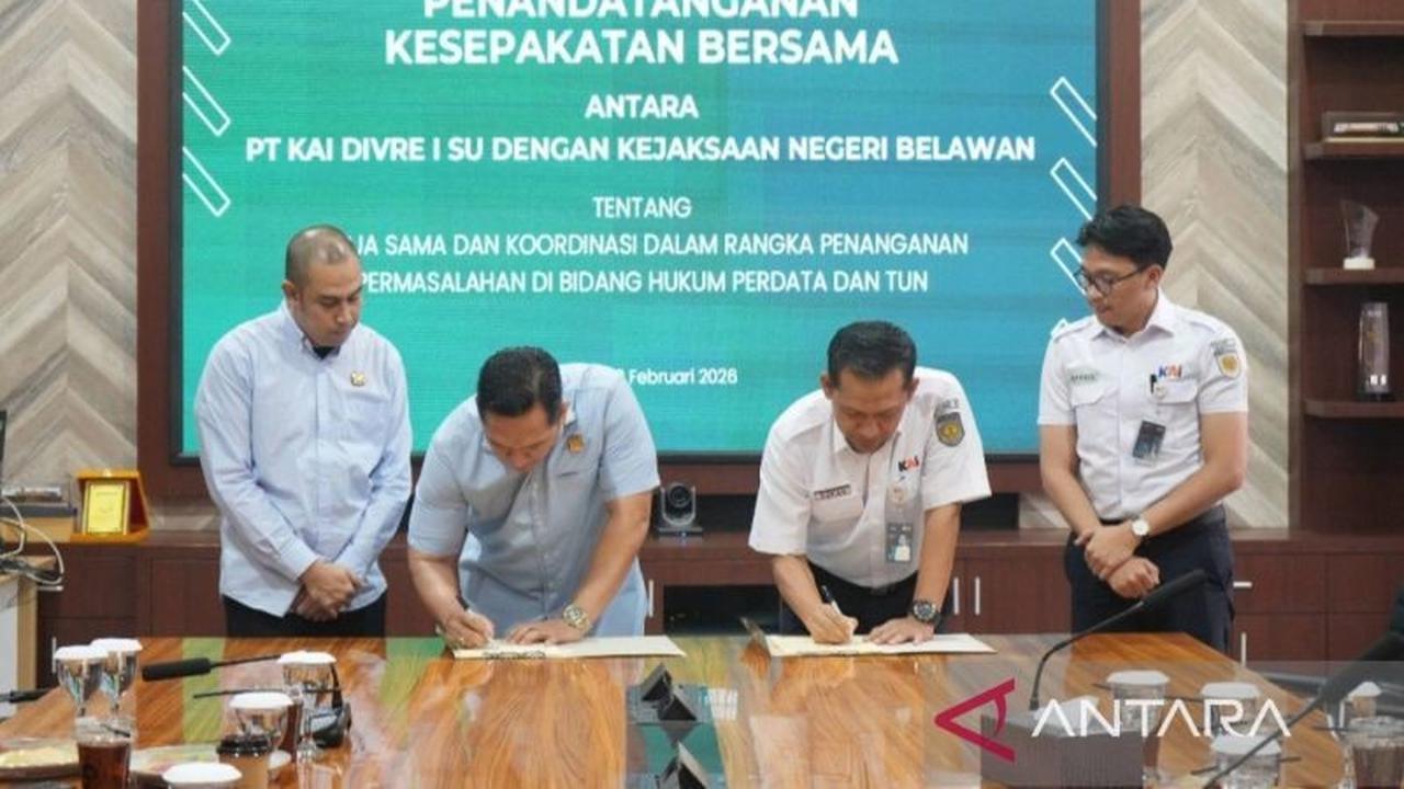 KAI Sumut Perkuat Sinergi Hukum dengan Kejari Belawan untuk Kelancaran Operasional Perkeretaapian