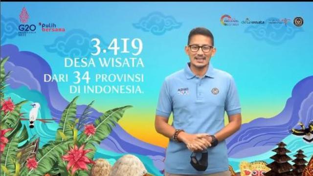 Kemenparekraf Umumkan 100 Besar ADWI 2022, Desa di Jateng, Jatim dan Sulsel Raih 6 Nominasi