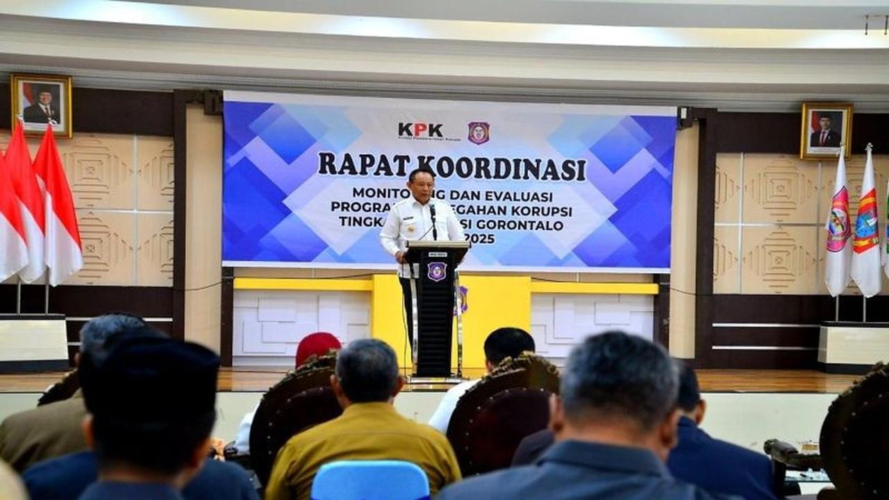 Pemprov Gorontalo Genjot Penguatan Pencegahan Korupsi, Targetkan Zona Hijau Tata Kelola