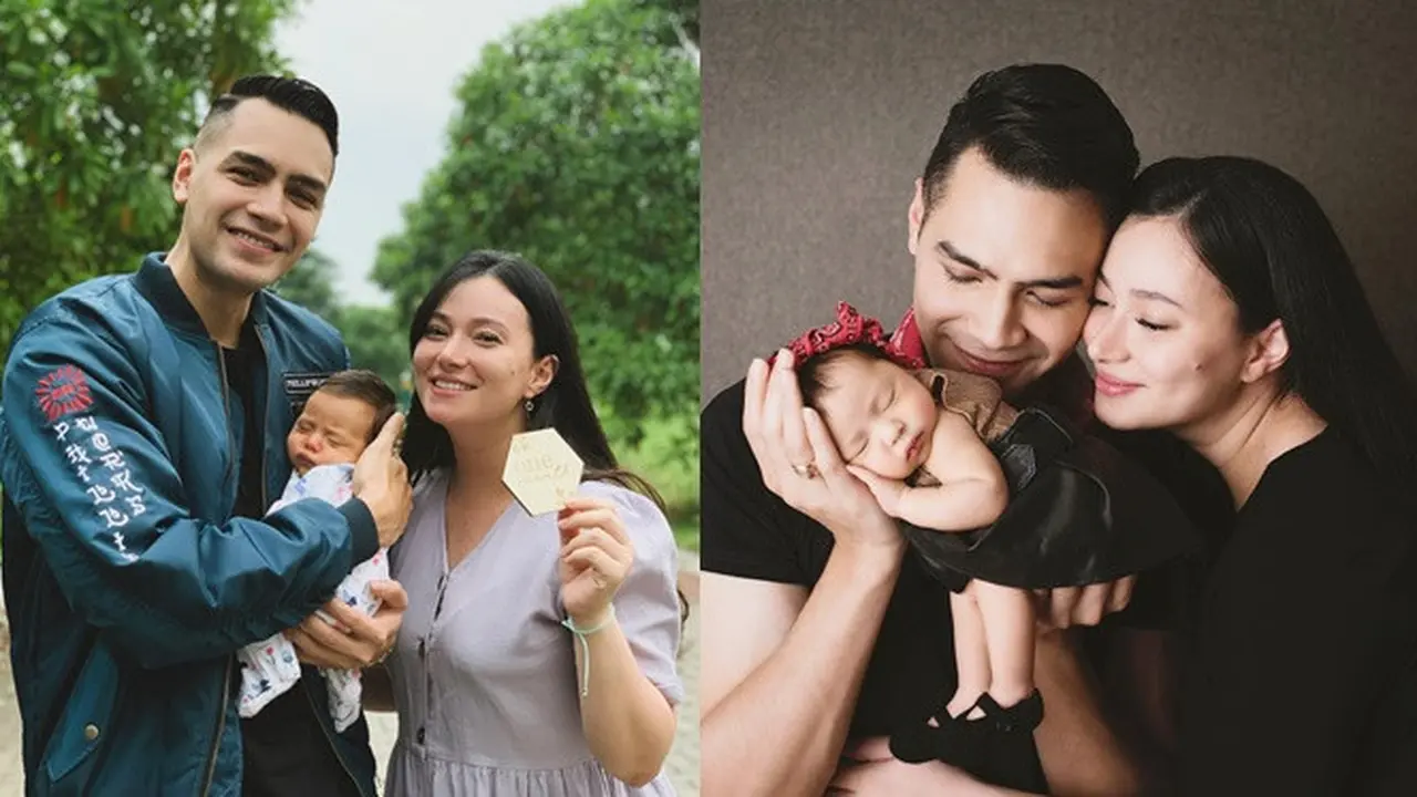 7 Potret Kebersamaan Asmirandah dan Jonas Rivanno Asuh Anak Pertama
