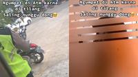 Polisi menunggu di depan ATM (TikTok/@urbabe__1)