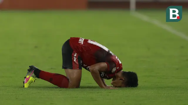 Foto: M. Rahmat Cetak Gol Tunggal Kemenangan Bali United atas Persik Kediri, sekaligus Gol Pertama di BRI Liga 1 2021 / 2022