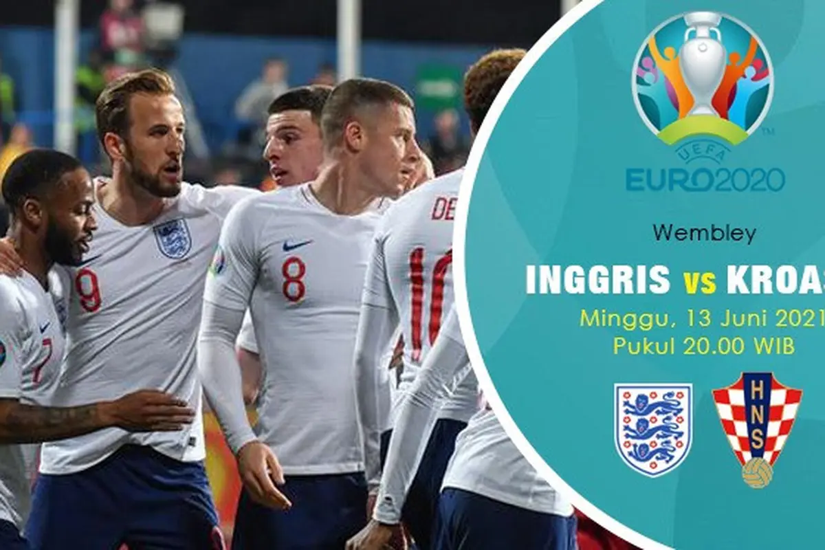Piala Eropa Euro 2020 Inggris vs Kroasia