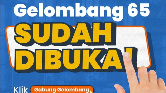Pendaftaran program kartu prakerja gelombang 65 dibuka (Foto: Instagram prakerja)