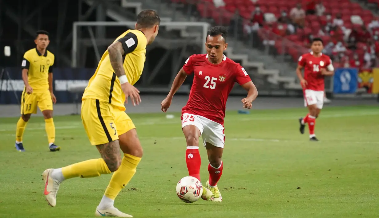 Irfan Jaya. Dari 4 laga, pemain berusia 25 tahun yang beroperasi di sayap kanan ini selalu menjadi starter dan selalu diganti sebelum laga usai. Dari total 289 menit, ia sukses mencetak 3 gol, termasuk 2 gol saat mengalahkan Malaysia 4-1. (affsuzukicup)