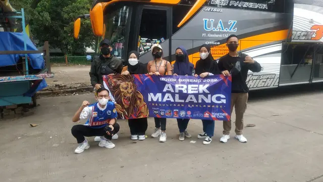 Aremania Jakarta Mudik