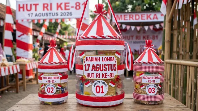 Ide bungkus hadiah Kemerdekaan 17 Agustus 1945 HUT RI ke-81