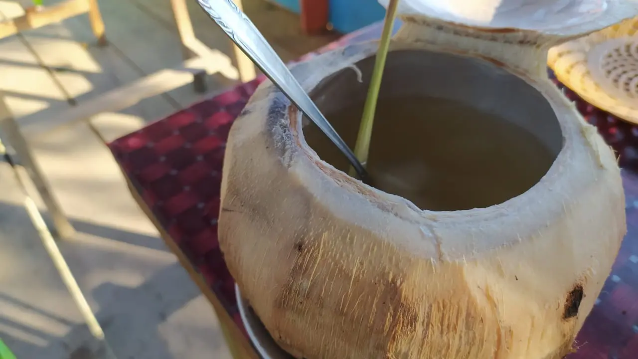 Kelapa Muda Bakar