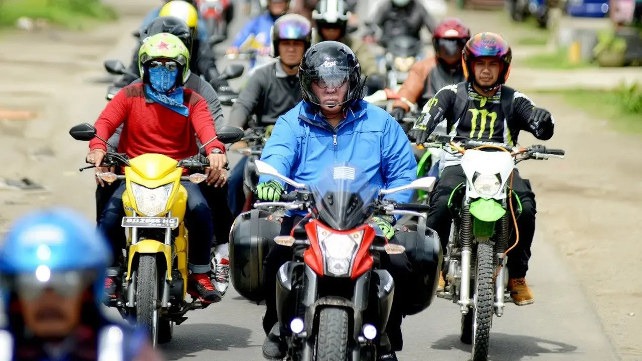 Cara Satlantas Sosialisasi SIM C Khusus Motor Gede