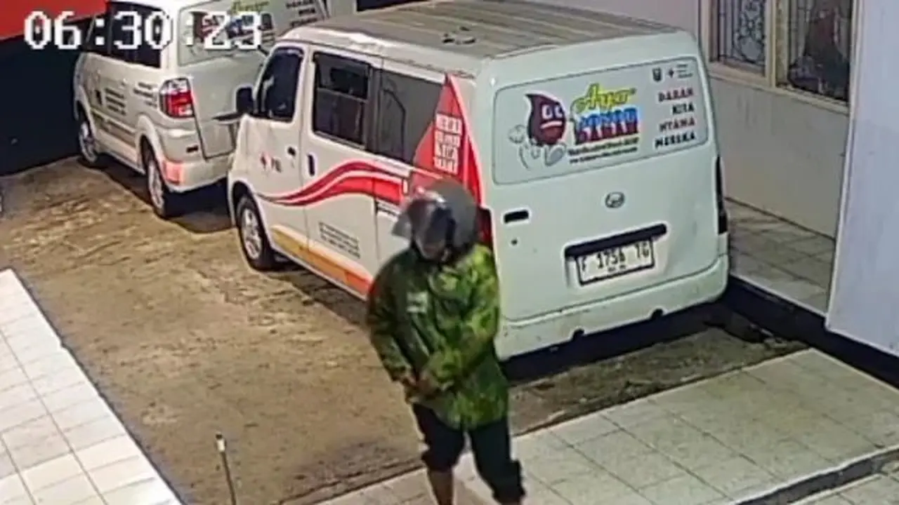 Maling Terekam CCTV, Modus Mau Donor Darah Malah Gasak Laptop di PMI Sukabumi