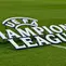 Logo Liga Champions UEFA ditampilkan sebelum pertandingan Liga Champions antara FC RB Salzburg dan Paris Saint-Germain di Salzburg, Austria, pada 10 Desember 2024. (KERSTIN JOENSSON/AFP)