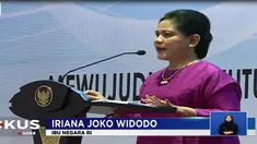 Dalam rakor Tim Penggerak Pemberdayaan Kesejahteraan Keluarga (PKK), Iriana Jokowi mengimbau anggota tidak gunakan organisasi sebagai ajang politik.