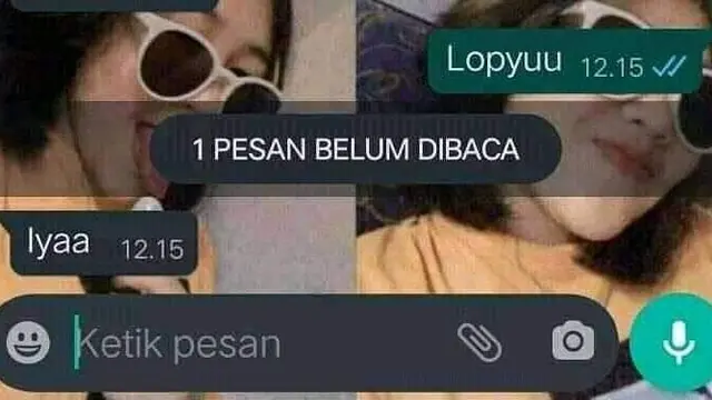 6 Chat Gebetan Bilang 'I Love You' Tapi Dicuekin Ini Bikin Nyesek