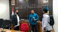 Direktur Reskrimum Polda Sumut, Kombes Pol Tatan Dirsan Atmaja, mendatangi Komisi Nasional Hak Asasi Manusia (Komnas HAM) di Jakarta pada Kamis, 31 Maret 2022 (Istimewa)