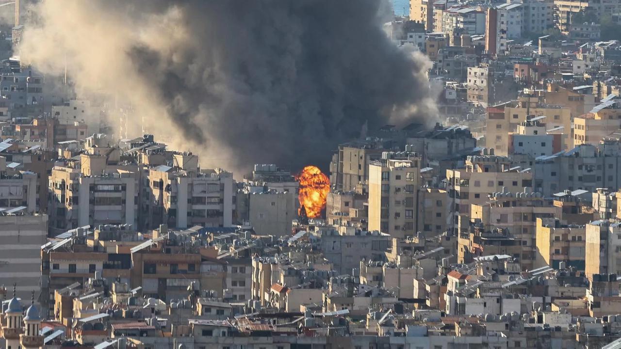 FOTO: Serangan Udara Israel Kembali Guncang Beirut Selatan