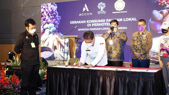 Majukan Pangan Lokal, Kementan Gelar MoU Petani dengan Perhotelan