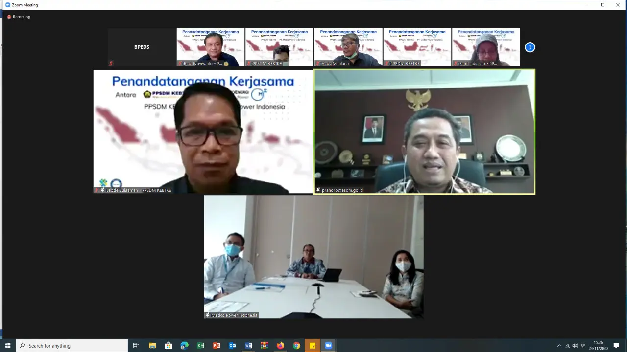 Wujudkan SDM Unggul, PPSDM KEBTKE Kolaborasi Strategis dengan Medco Energi