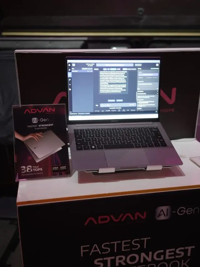 Ikut Trend, Advan Rilis Laptop dan Konsol Game Berteknologi AI