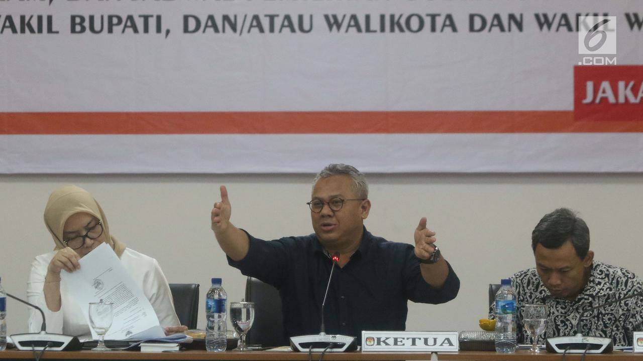 Ketua KPU Pimpin Uji Publik Rancangan Peraturan Pilkada 2020
