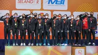 Tim bulutangkis putri Indonesia menjadi juara Asia 2022. (PBSI)