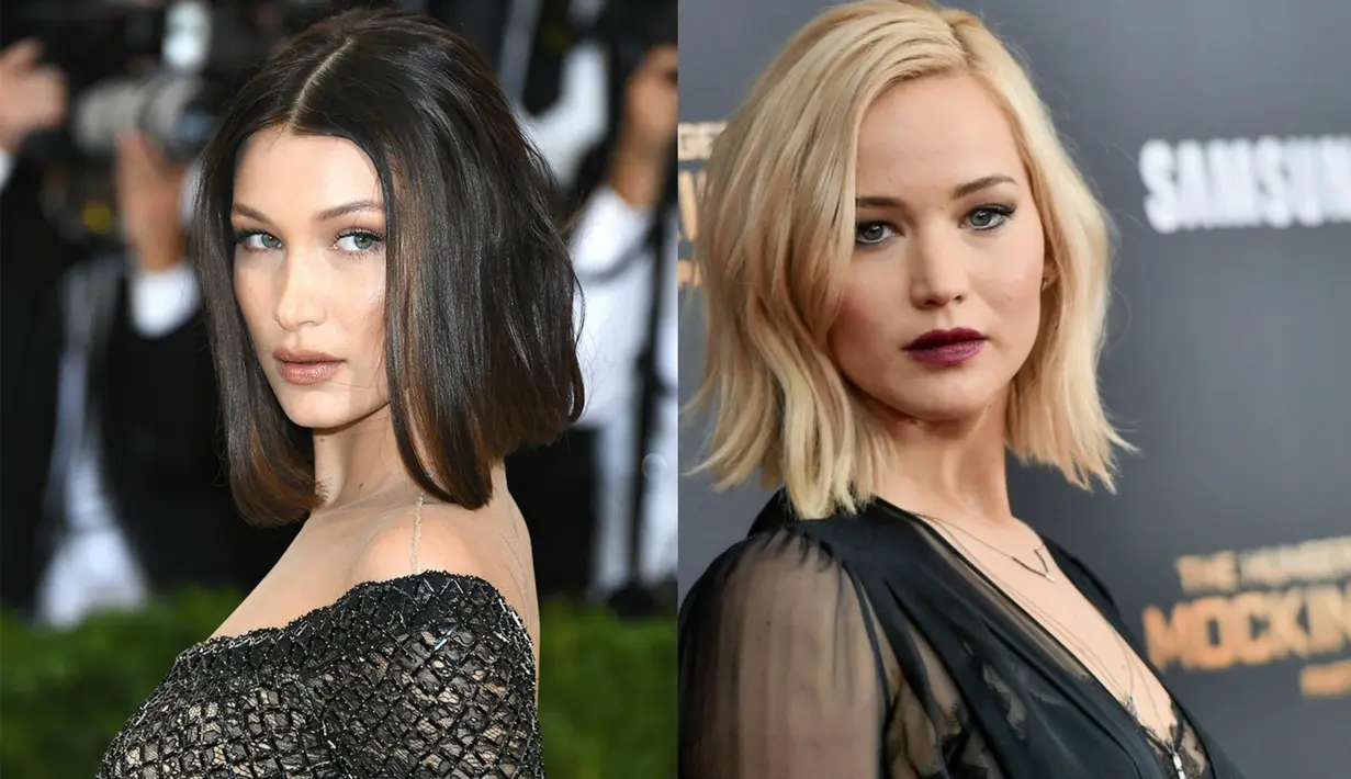 Nah! Sudah nggak perlu bukti lagi kalau Jennifer Lawrence dan Bella Hadid mirip lagi kan? (Imgur)