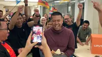 Melepas Hery Kurniawan ke AS bertugas ke Piala Dunia 2026. (Bola.com/Arief Bagus)