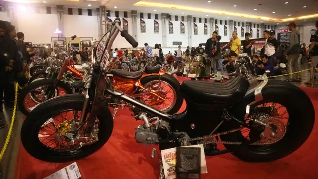 Motor bebek di Kustomfest 2018