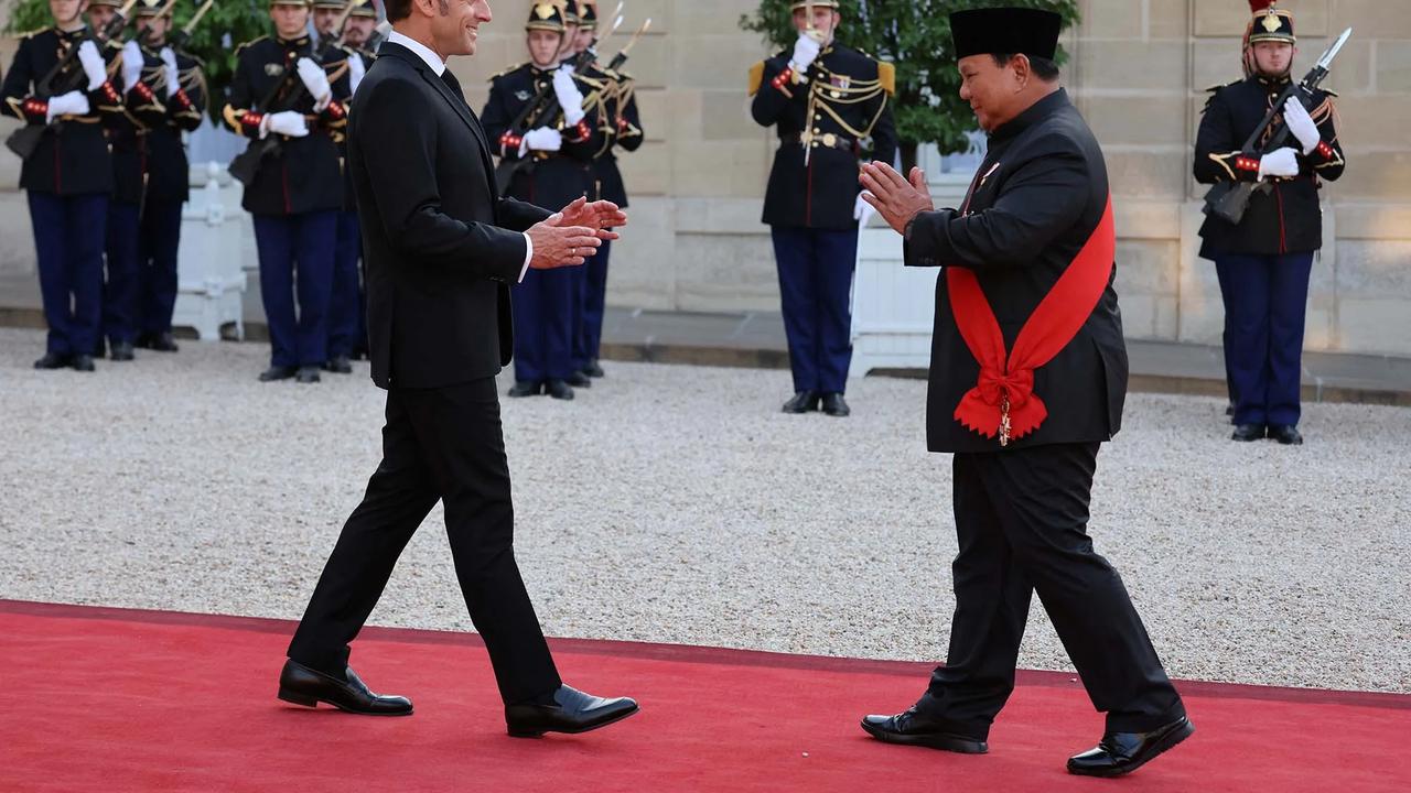 FOTO: Prabowo Hadiri Jamuan Kenegaraan di Istana Elysee Prancis