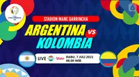 ARGENTINA VS COLOMBIA {Liputan6.com/Abdillah)
