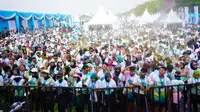 Ajak Warga Palembang Hidup Sehat, PLN Gelar Color Run 2025